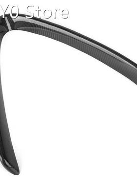 mirror cover Car Mirror Carbon Fiber V-Shaped Front Grill De