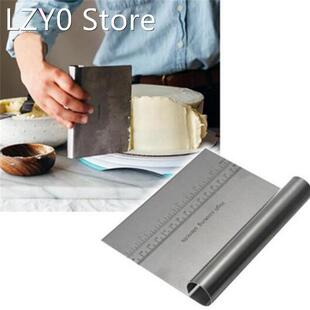 Stainless Steel Cake Scraper Pastry Cutters Baking Cake Cook