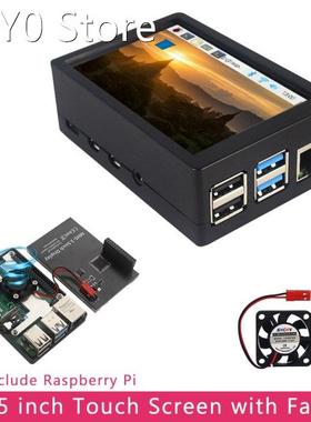 Raspberry Pi 4 B 3.5 inch Touchscreen 480x320 LCD with Cooli
