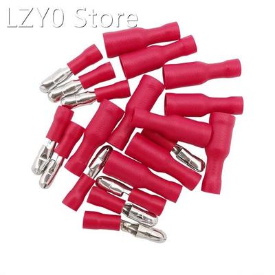 20/50Pairs Insulated Bullet Male Female Crimp Terminals Elec