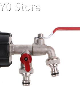 IBC S60X6 Water Tank Outlet with Brass Tap & 1/2 Twin Ta