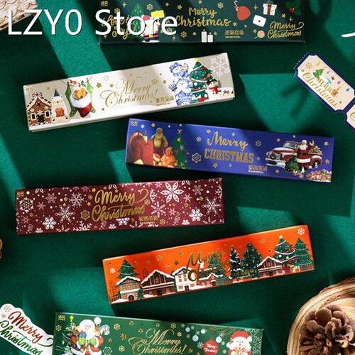 Long Boxed Stickers Christmas Story Series Stationery Hot St