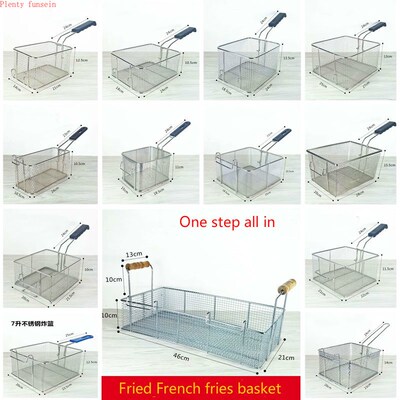 28 options Stainless steel fryer screen French fries frame s