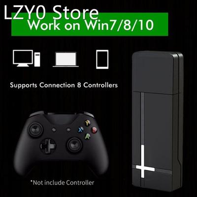 USB Gamepad Controller Adapter Laptops Joystick Wireless Rec