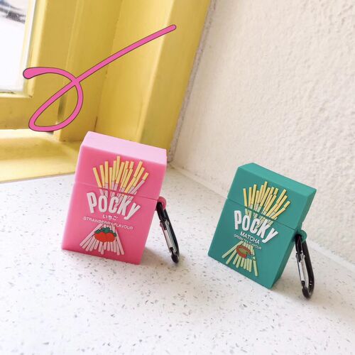 Strawberry Glico Pocky Cookies Wireless Bluetooth Headset S