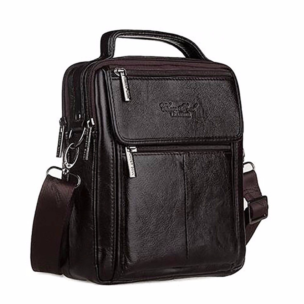 Made Of Genuine Leather Crossbody Messenger Shoulder Bag Me