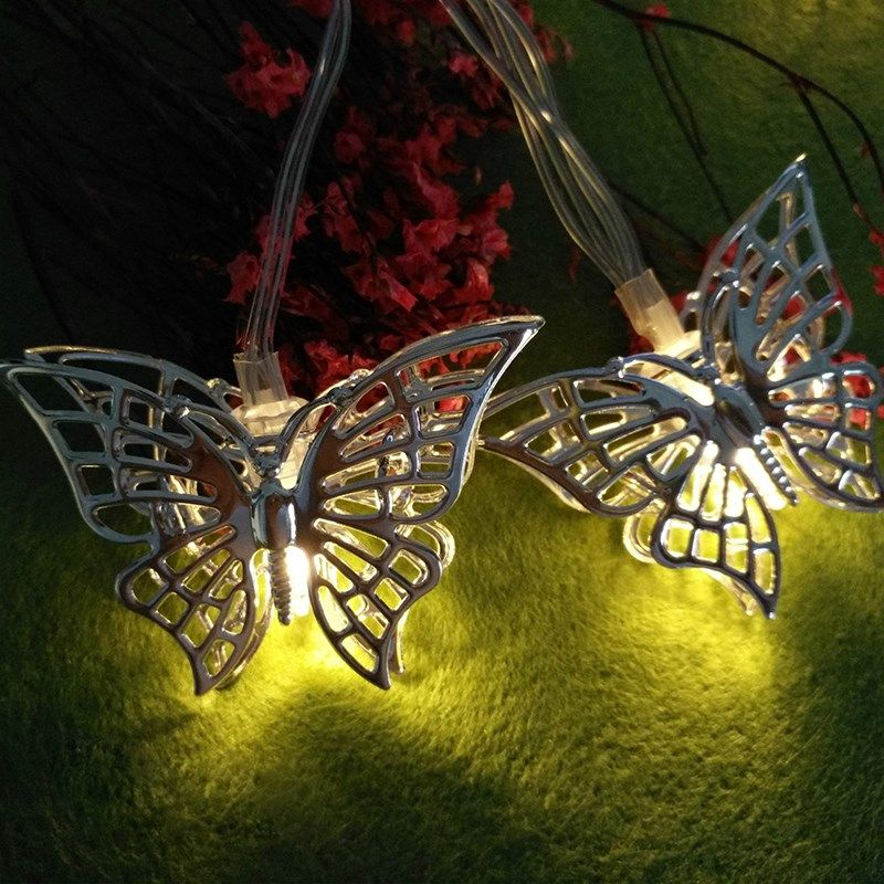 Butterfly Garden Rope String Lights Wedding Twinkle Fairy L