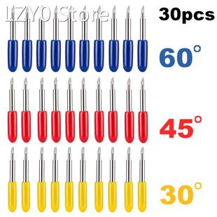 30pcs 30/45/60 Degree Roland Cricut Cutting Plotter Vinyl Cu