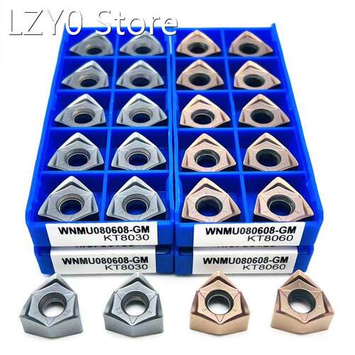 100% original WNMU080608 GM carbide milling cutter blade end