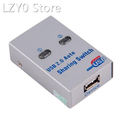 2 Ports USB 2.0 Auto Sharing Switch Hub Splitter Selector Sw
