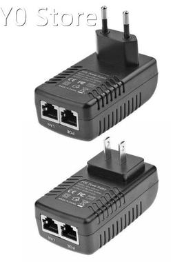 EU/US Plug 24V 0.5A 12W Wall Plug POE Injector Ethernet Adap