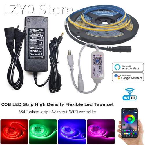 Smart WiFi APP Controller Dimming control DC12V 24V COB 384L