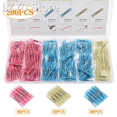 200/240PCS Heat Shrink Butt Electrical Wire Connectors Solde