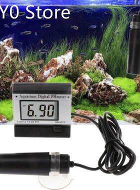 Digital pH Meter Monitors Hydroponics Aquarium Swimming