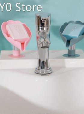 Drain Storage Soap Box Shelf Athroom Non-perforated Rotatabl