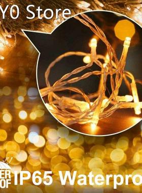 Christmas Lights 10-100m Led Waterproof Mains Plug In Fairy