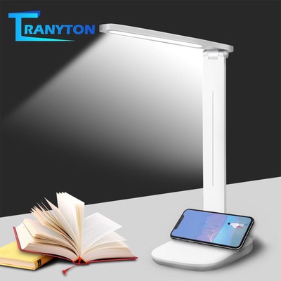 LED Desk Lamp Foldable Touch Dimming Flicker Free Eye Prote
