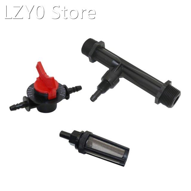 1/2, 3/4 inch Thread Venturi Fertilizer Injector, 4-speed fl