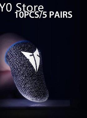 5pairs Mobile Game Fingertip Gloves For Gamer Sweatproof Ant