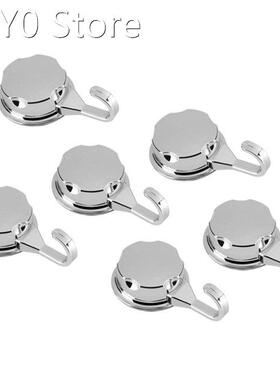 6 Vacuum Suction Cup Hook Towel Hook Abs Wall Hanger Home Ba