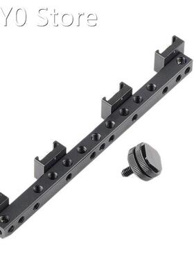 Multifunctional Extension Hot Shoe with Multiple 1/4 Threade