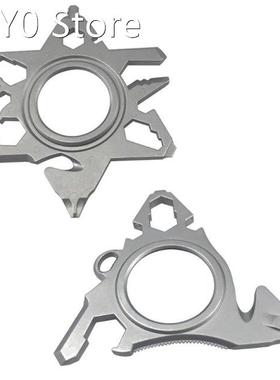 Multi Tool Snowflakes Handy Tool EDC Portable Cutter Magnifi