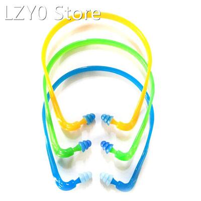 Soft Silicone Corded Ear Plugs Ears Protector Reusable Heari