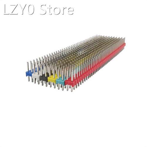 60Pcs 40 Pin Double Row Male Connector 2x40 Pitch 2.54mm Plu