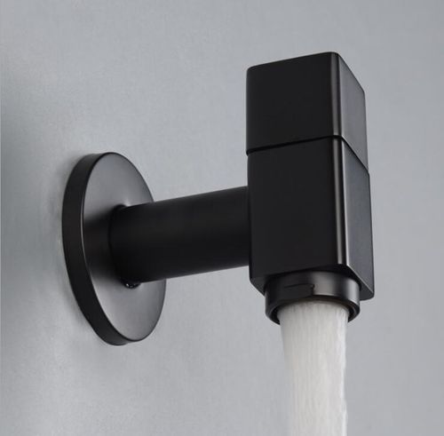 Bathroom accessory Common Black mop pool faucet with extende