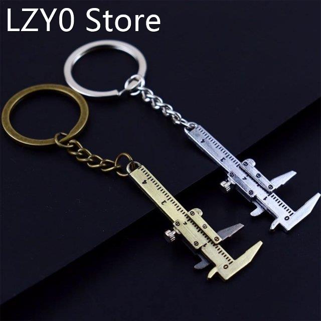 Vernier Caliper Model Keychain Tool Pendant Special Simulati