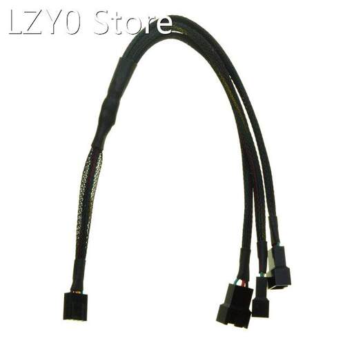 12V 4Pin Fan PWM 1 to 3 way Power supply Extension Cable Y S