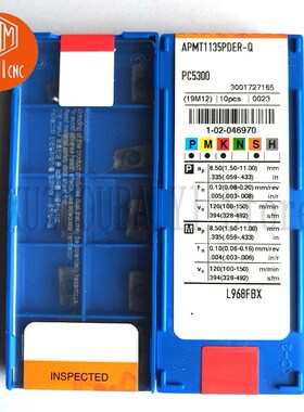 10pcs APMT1135PDER-Q PC5300 square shoulder milling cutter 1