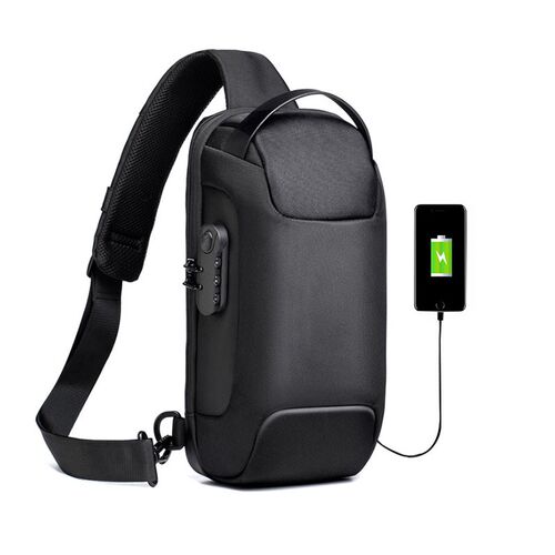 New Multifunction Crossbody Bag for Men Anti theft Shoulder
