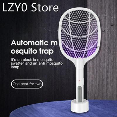 Electric Mosquito Swatter USB Rechargeable Bug Zapper Summer