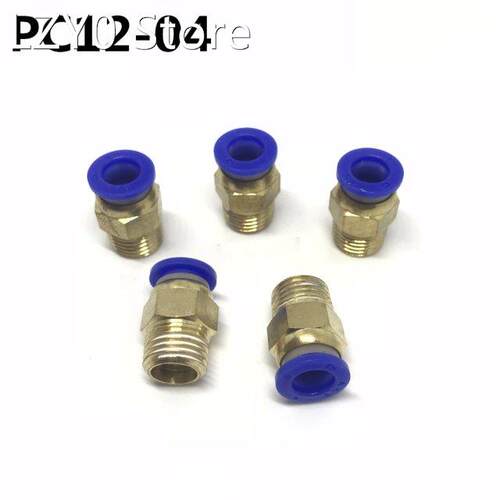 10PCS PC12-04 PC12-4 Pneumatic fitting push in quick connect