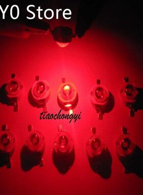 200pcs 3W Red 620nm-625nm 700mA 2.2-2.4V LED High Power lamp