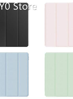 PU Case for 2021 iPad Pro 12.9 Inch Tablet Flip Case PU+Tran