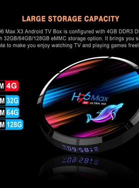 TV Box Android 9.0 H96 max X3 Amlogic S905X3 4GB 128GB 64GB