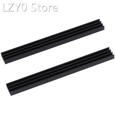 2pcs Aluminum Radiators Black Heatsink Heat Sink Cooling Coo