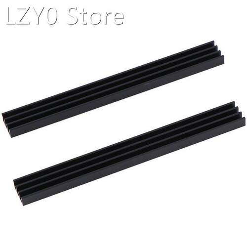 2pcs Aluminum Radiators Black Heatsink Heat Sink Cooling Coo