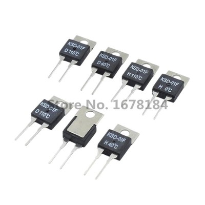 5PCS JUC 31F/KSD 01F D Temperature Protection Switch Temper
