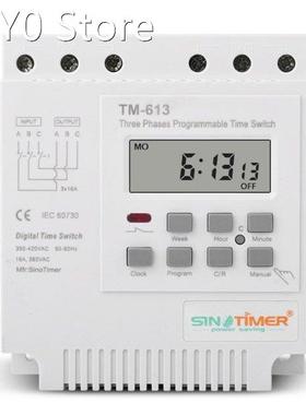 SINOTIMER TM613 380v Three Phase Timer Programmable Switch W