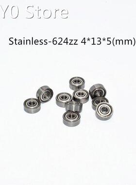 Stainless steel bearing 10PCS S624ZZ 4*13*5(mm) free shippin