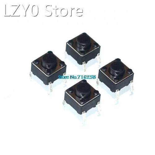 100pcs Tactile Push Button Switch 6x6x5mm