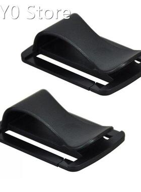 2pcs Secure Solid Anti Lost Buckle Lens Cap Clip Backpack To