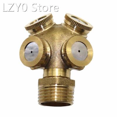 5 Pcs 1/2 inch mist water sprayer 4 head horticultural atomi