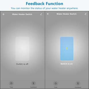 Tuya Smart Life WiFi Boiler Water Heater Switch NEW 4400W, A