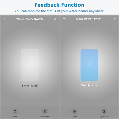 Tuya Smart Life WiFi Boiler Water Heater Switch NEW 4400W, A
