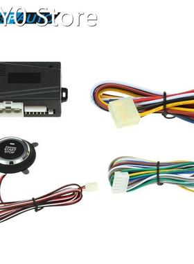 Car Alarm System Engine Starline Push Button Start Stop Auto