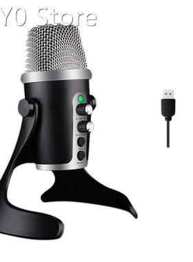 JY-U4 USB Microphone 360 Degree Pickup Live Microphone For P